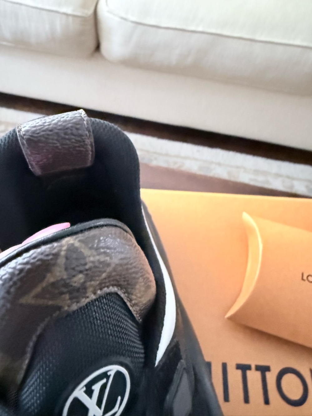 Louis Vuitton Archlight Black and White Trainer Sneakers - Picture 11 of 14